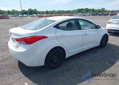 2013 Hyundai Elantra Limited from USA, damaged, VIN 5NPDH4AE1DH446095